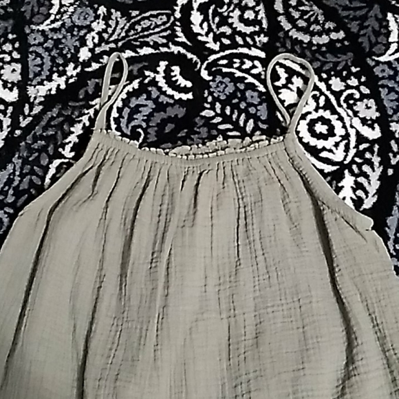 Sage green loose tank - Picture 1 of 3